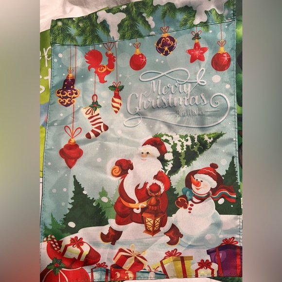 Lot of 5 Small Garden Holiday Flags - Picture 6 of 8